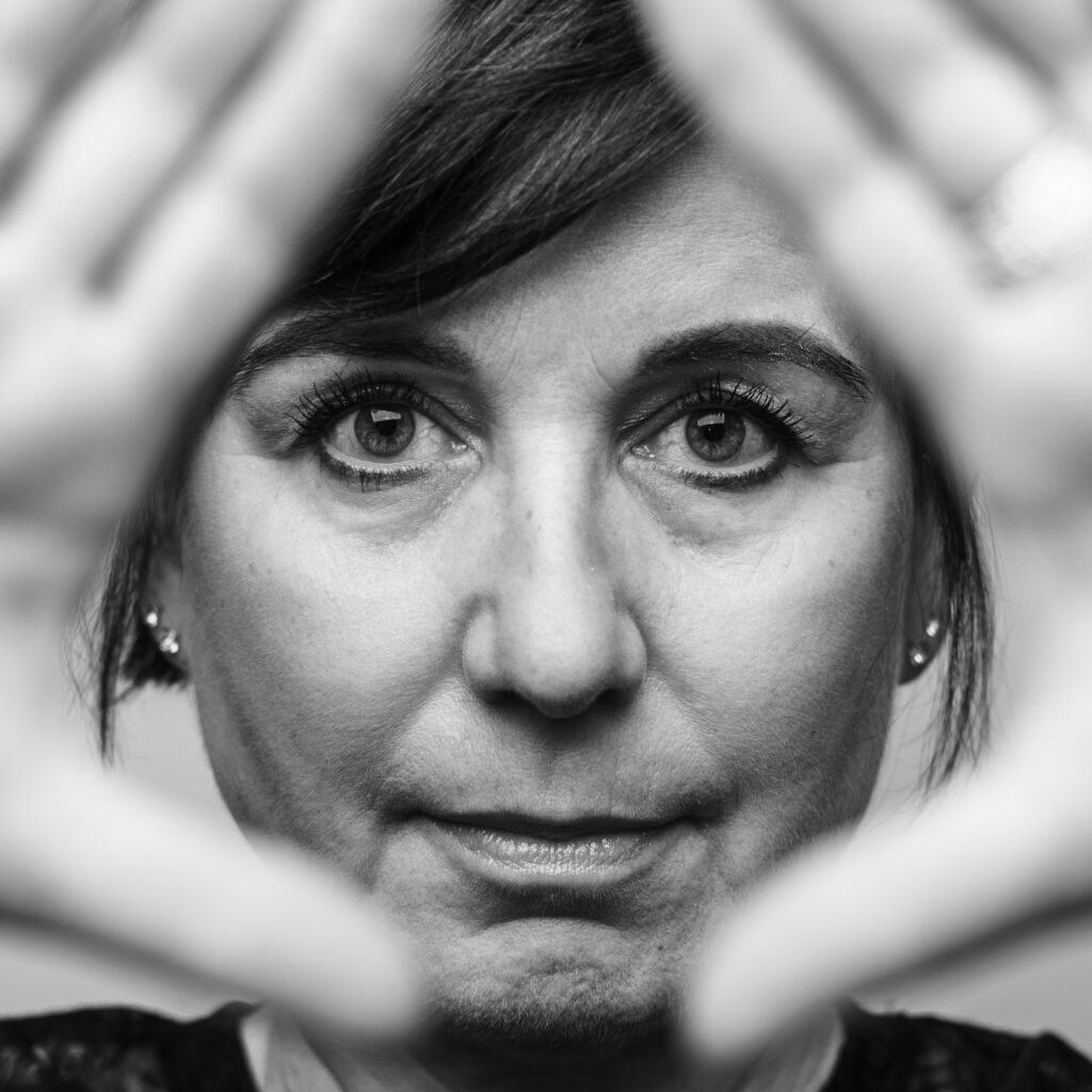 Studiofotograf-Schwarz-weiß-Headshot